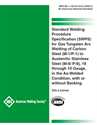 Picture of B2.1-1/8-010:2015 (R2021) - Standard Welding Procedure Specification (SWPS) for Gas Tungsten Arc Welding of Carbon Steel (M-1/P-1) to Austenitic Stainless Steel (M-8/ P-8), 18 through 10 Gauge, in the As-Welded Condition, with or without Backing