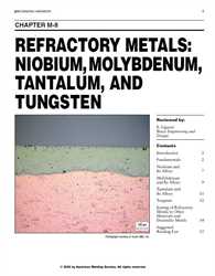 Picture of BHCM8 - REFRACTORY METALS: NIOBIUM, MOLYBDENUM, TANTALUM, AND TUNGSTEN