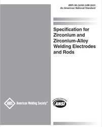 Picture of A5.24/A5.24M:2023-SPECIFICATION FOR ZIRCONIUM WELDING ELECTRODES AND RODS
