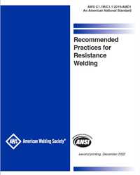 Picture of C1.1M/C1.1:2019-AMD1 RECOMMENDED PRACTICES FOR RESISTANCE WELDING
