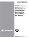 Picture of A5.4/A5.4M:2012(R2022) SPECIFICATION FOR STAINLESS STEEL ELECTRODES FOR SHIELDED ARC WELDING