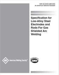 Picture of A5.28/A5.28M:2022 SPECIFICATION FOR LOW-ALLOY STEEL ELECTRODES AND RODS FOR GAS SHIELDED ARC WELDING