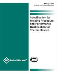Picture of B2.4:2023 SPECIFICATION FOR WELDING PROCEDURE AND PERFORMANCE QUALIFICATION FOR THERMOPLASTICS