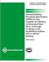 Picture of B2.1-1-007:2002 (S2022) - STANDARD WELDING PROCEDURE SPECIFICATION (SWPS) FOR GAS TUNGSTEN ARC WELDING OF GALVANIZED STEEL (M-1),18 THROUGH 10 GAUGE, IN THE AS-WELDED CONDITION WITH OR WITHOUT BACKING