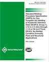 Picture of B2.1-8-024:2023 STANDARD WELDING PROCEDURE SPECIFICATION (SWPS) FOR GAS TUNGSTEN ARC WELDING OF AUSTENITIC STAINLESS STEEL (M-8/P-8, GROUP 1), 1/16 IN THROUGH 1-1/2 IN THICK, ER3XX, AS-WELDED CONDITION PRIMARILY PLATE AND STRUCTURAL APPLICATIONS