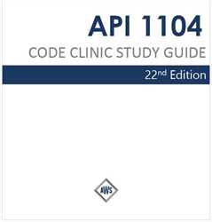 Picture of API-M:2023 STUDY GUIDE FOR API STANDARD 1104 WELDING OF PIPELINES AND RELATED FACILITIES