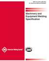 Picture of D14.0/D14.0M:2024 - MACHINERY AND EQUIPMENT WELDING SPECIFICATION