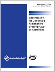 Picture of C3.13M/C3.13:2026 - SPECIFICATION FOR CONTROLLED ATMOSPHERE BRAZING (CAB) OF ALUMINUM