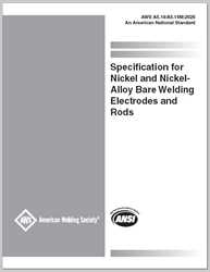 Picture of A5.14/A5.14M:2026 - SPECIFICATION FOR NICKEL AND NICKEL-ALLOY BARE WELDING ELECTRODES AND RODS